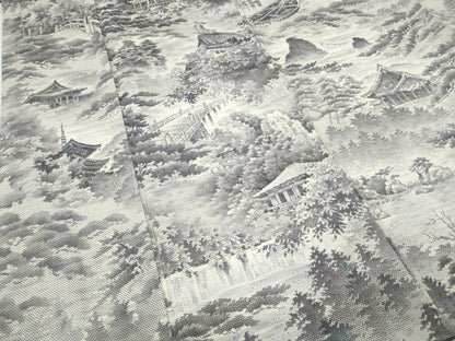 平和屋着物●本場大島紬 白大島 7マルキ 日本百撰 総絣 熱田紫礦画 株式会社たかし謹製 さが美扱い 証紙付き 逸品 CABC2077ut