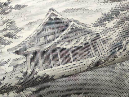 平和屋着物●本場大島紬 白大島 7マルキ 日本百撰 総絣 熱田紫礦画 株式会社たかし謹製 さが美扱い 証紙付き 逸品 CABC2077ut