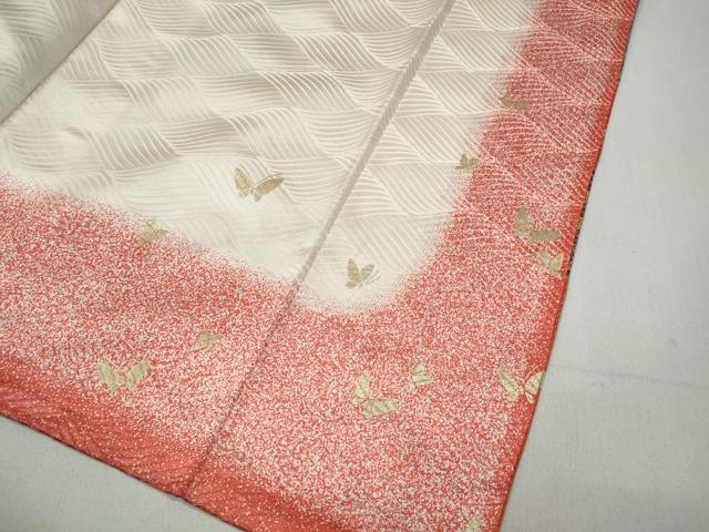 平和屋着物●豪華振袖 雲重ね舞花文 金彩 正絹 逸品 CABC2083ut