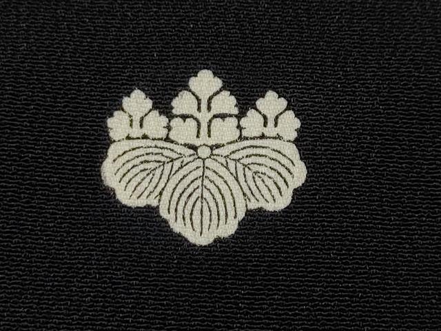平和屋着物●豪華黒留袖 友禅 作家物 扇面風景草花文 正絹 逸品 未使用 CABC2086ut