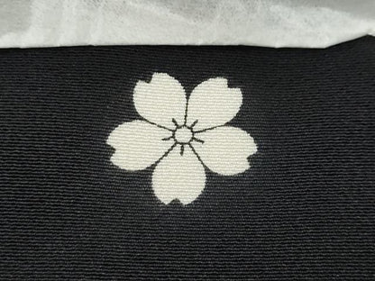 平和屋着物●松尾光琳 黒留袖 流水鷺草花文 金彩 正絹 逸品 未使用 CABC2092ut