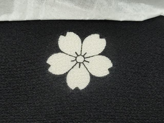 平和屋着物●松尾光琳 黒留袖 流水鷺草花文 金彩 正絹 逸品 未使用 CABC2092ut