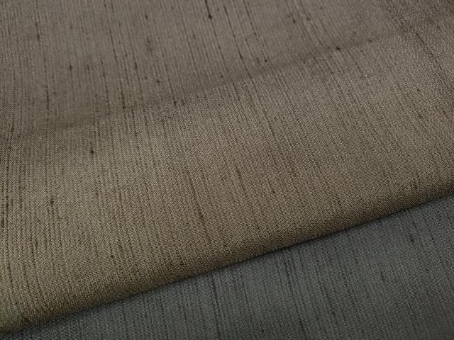 平和屋着物●上質な紬 紬縮緬 横段霞文 証紙付き 正絹 逸品 CABC2094ut