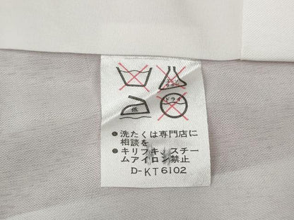 平和屋着物●小紋 指輪 すずらん 金彩 ロング丈 洗える着物 CABC2097ut