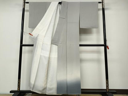 平和屋着物●世界的人形師 辻村寿三郎 ジュサブロー 色留袖 霞文 暈し染め 正絹 逸品 CABC2104ut