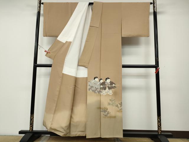 平和屋着物●十日町友禅作家 関口遼一 色留袖 童子遊び 暈し染め 金彩 正絹 逸品 CABC2105ut