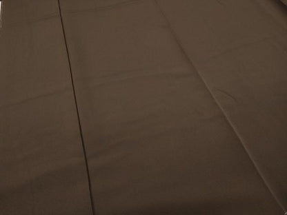 平和屋着物●上質な色無地 赤墨色 正絹 逸品 未使用 CABC2127ut