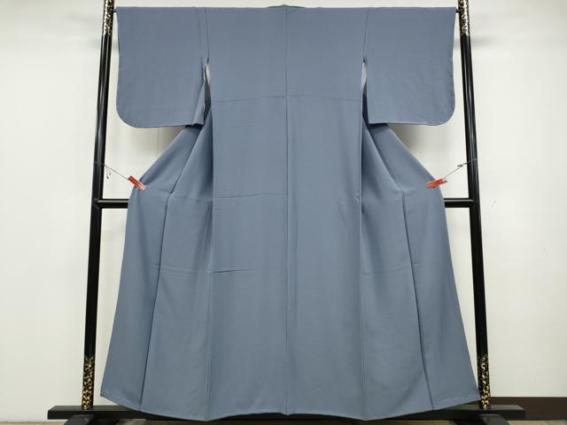 平和屋着物●上質な色無地 藤鼠色 正絹 逸品 CABC2129ut
