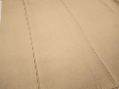 平和屋着物●上質な色無地 雄黄色 正絹 逸品 未使用 CABC2132ut