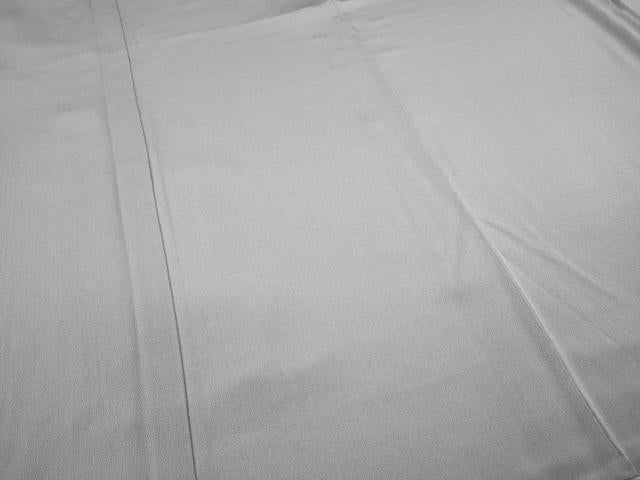 平和屋着物●松尾光琳 色無地 牡丹鼠色 ロング丈 正絹 逸品 CABC2137ut