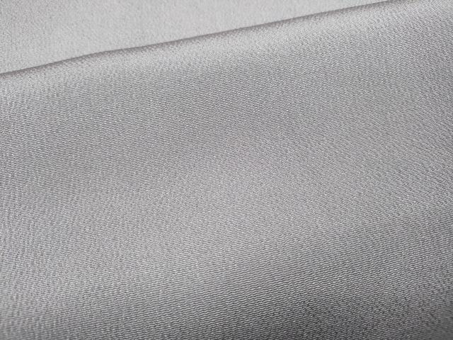 平和屋着物●松尾光琳 色無地 牡丹鼠色 ロング丈 正絹 逸品 CABC2137ut