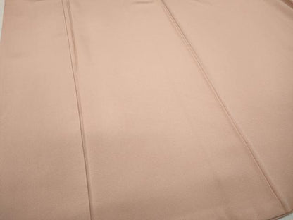 平和屋着物●上質な色無地 一斤染色 正絹 逸品 CABC2139ut