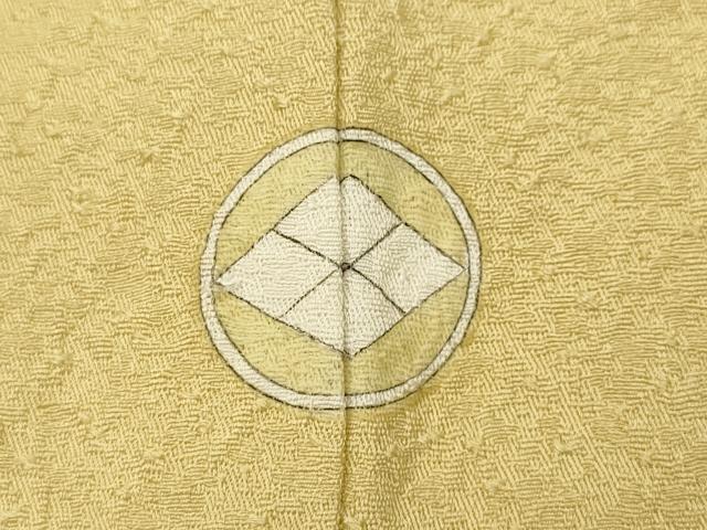平和屋着物●本草木染作家 瑞寶 色無地 霞地紋 砥粉色 正絹 逸品 CABC2145ut