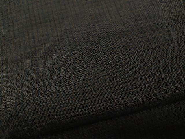 平和屋着物●男性 紬 格子柄 正絹 逸品 未使用 CABC2154ut