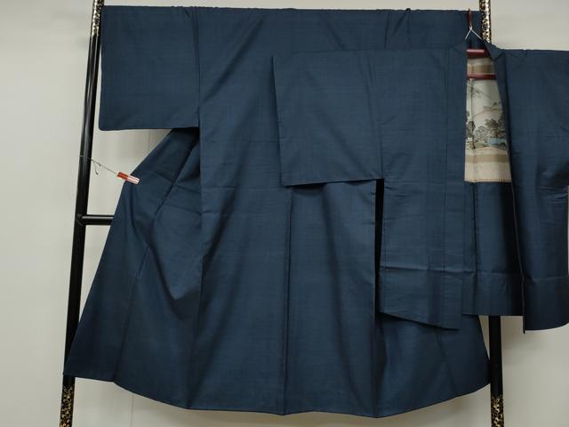 平和屋着物●男性 本場大島紬 アンサンブル 120亀甲 総詰め 正絹 逸品 CABC2160ut
