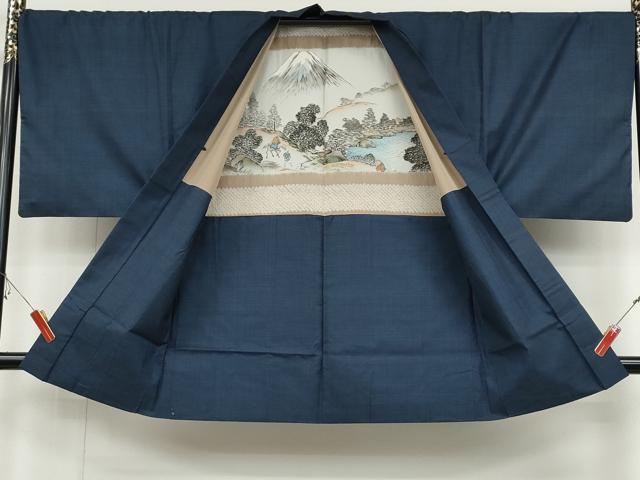 平和屋着物●男性 本場大島紬 アンサンブル 120亀甲 総詰め 正絹 逸品 CABC2160ut