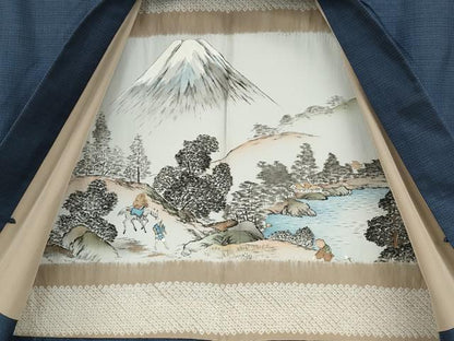 平和屋着物●男性 本場大島紬 アンサンブル 120亀甲 総詰め 正絹 逸品 CABC2160ut