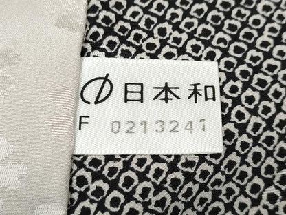 平和屋着物●長襦袢 無双仕立て 市松鹿の子文 正絹 逸品 CABC2161ut