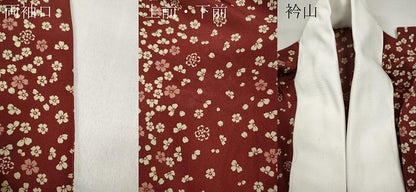平和屋着物●長襦袢 無双仕立て 舞花間道 正絹 逸品 CABC2162ut
