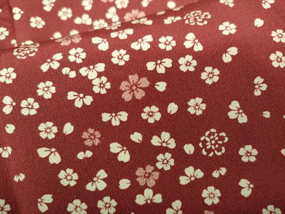 平和屋着物●長襦袢 無双仕立て 舞花間道 正絹 逸品 CABC2162ut