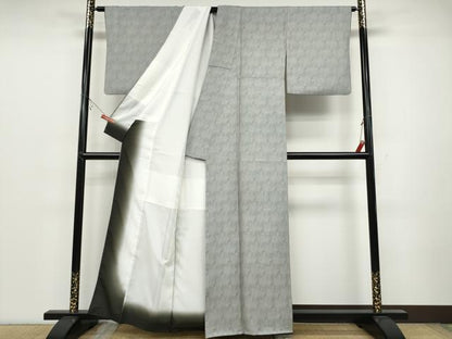 平和屋着物●江戸小紋 吉祥文 正絹 逸品 CABC2164ut