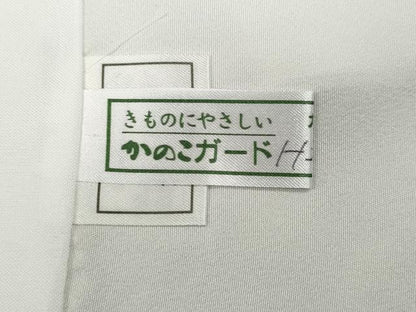 平和屋着物●上質な小紋　千鳥文　金彩　正絹　逸品　CABC2165ut