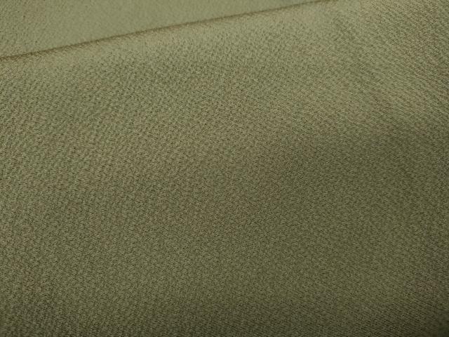 平和屋着物●上質な色無地 霞地紋 岩井茶色 正絹 逸品 CABC2173ut