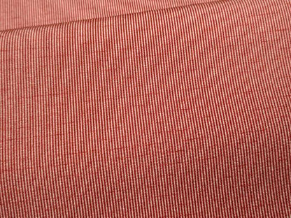 平和屋着物●江戸小紋 川村久宣 万筋 紅赤色×象牙色 ロング丈 正絹 逸品 CABC2176ut