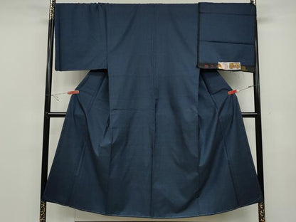 平和屋着物●男性 本場大島紬 100亀甲 総詰め 証紙付き 正絹 逸品 未使用 CABC2179ut