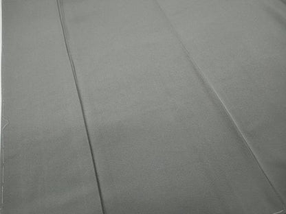 平和屋着物●上質な色無地 桔梗鼠色 正絹 逸品 CABC2192ut