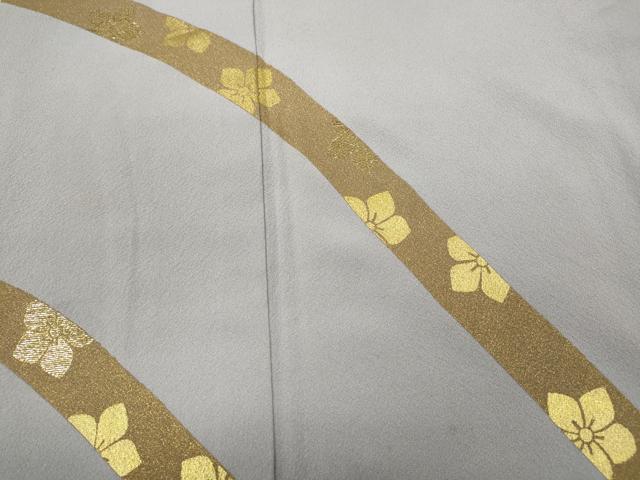 平和屋着物●訪問着 竹屋町刺繍 流線花文 金彩 正絹 逸品 CABC2194ut