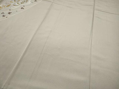 平和屋着物●訪問着 刺繍 菊 金彩 小田急百貨店扱い 正絹 逸品 CABC2195ut