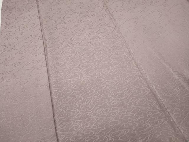 平和屋着物●上質な色無地 流水地紋 紅藤色 正絹 逸品 CABC2203ut