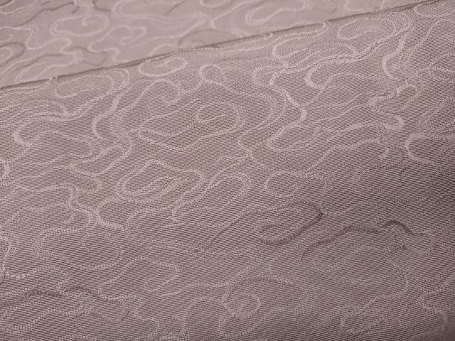 平和屋着物●上質な色無地 流水地紋 紅藤色 正絹 逸品 CABC2203ut