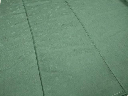 平和屋着物●上質な色無地 舞花地紋 薄青色 正絹 逸品 未使用 CABC2206ut