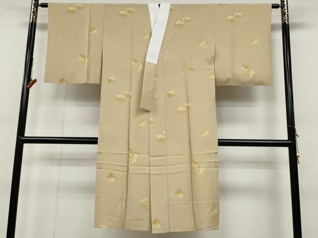 平和屋着物●長襦袢 無双仕立て 源氏香吉祥花文 正絹 逸品 CABC2210ut