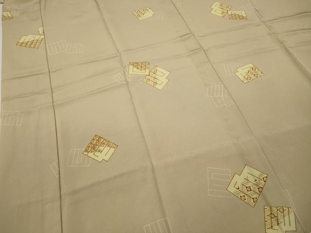 平和屋着物●長襦袢 無双仕立て 源氏香吉祥花文 正絹 逸品 CABC2210ut