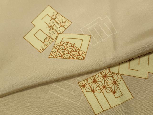 平和屋着物●長襦袢 無双仕立て 源氏香吉祥花文 正絹 逸品 CABC2210ut