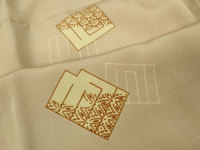平和屋着物●長襦袢 無双仕立て 源氏香吉祥花文 正絹 逸品 CABC2210ut