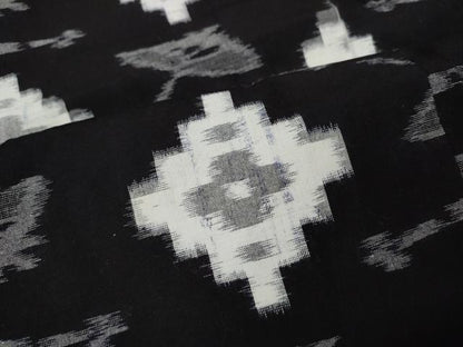 平和屋着物●久留米絣 単衣 番傘菱花文 綿 逸品 CABC2219ut