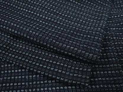 平和屋着物●久留米絣 幾何学文様 綿 逸品 CABC2224ut