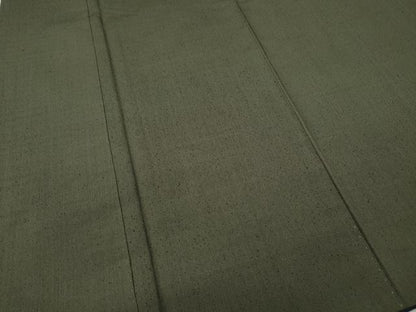 平和屋着物●男性 薩摩結城 藍媚茶色 正絹 逸品 CABC2229ut