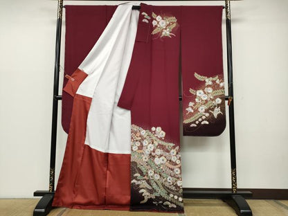 平和屋着物●振袖 辻が花 暈し染め 金彩 洗える着物 未使用 CABC2234ut