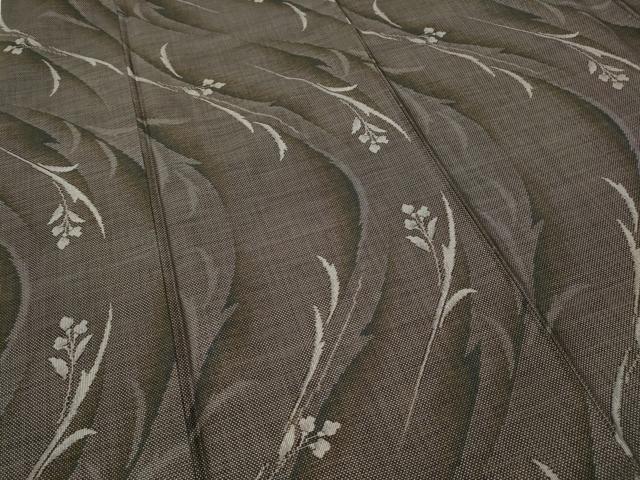 平和屋着物●本場大島紬 9マルキ 枝花文 正絹 逸品 CABC2241ut