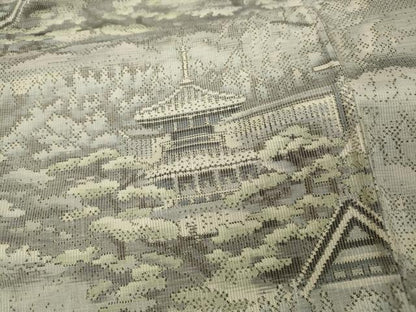 平和屋着物●本場大島紬 屋久杉染 古都散策 総絣 くぼた謹製 証紙付き 正絹 逸品 CABC2244ut