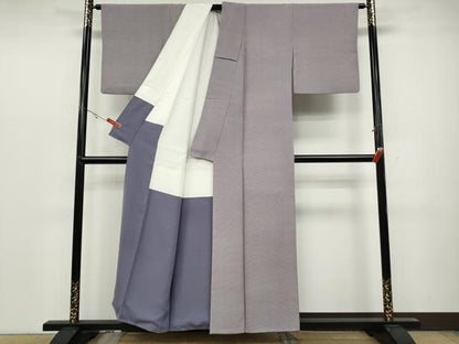 平和屋着物●江戸小紋 作家物 角通し 正絹 逸品 CABC2250ut