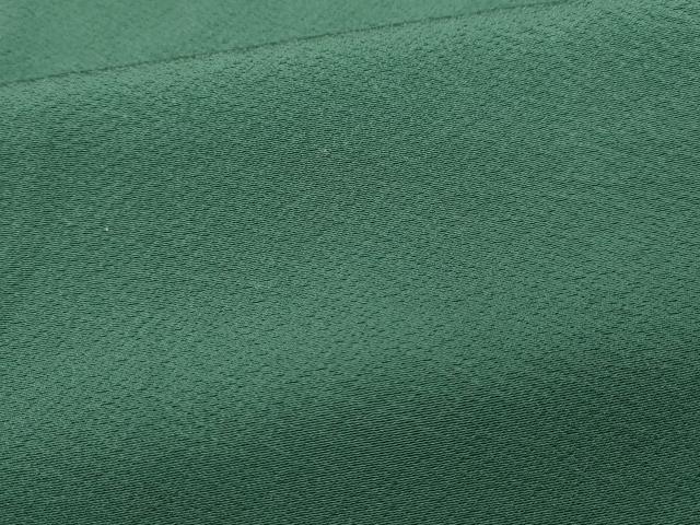 平和屋着物●上質な色無地 吉祥地紋 錆浅葱色 ロング丈 正絹 逸品 CABC2258ut