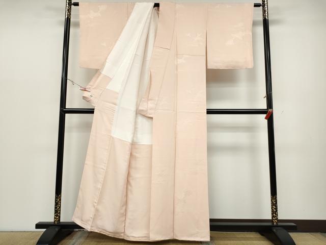 平和屋着物●上質な色無地 エ霞正倉院花地紋 虹色 やまと誂製 正絹 逸品 未使用 CABC2262ut