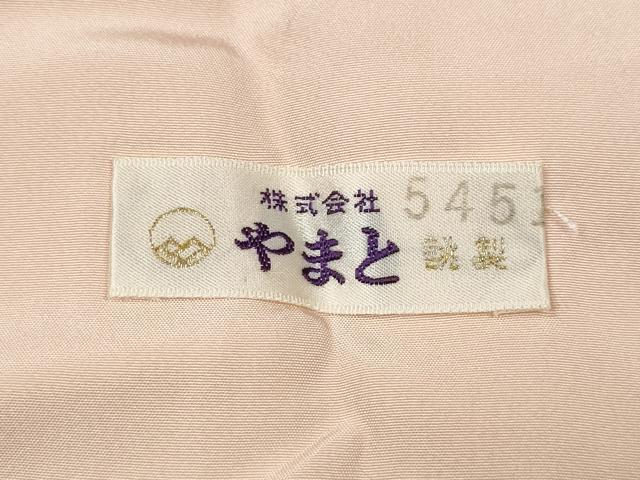 平和屋着物●上質な色無地 エ霞正倉院花地紋 虹色 やまと誂製 正絹 逸品 未使用 CABC2262ut