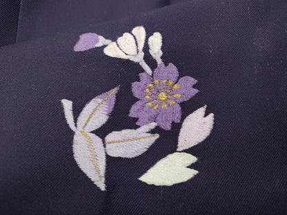 平和屋着物●女性 行灯袴 総刺繍 舞桜 暈し染め 金糸 洗える着物 CABC2266ut